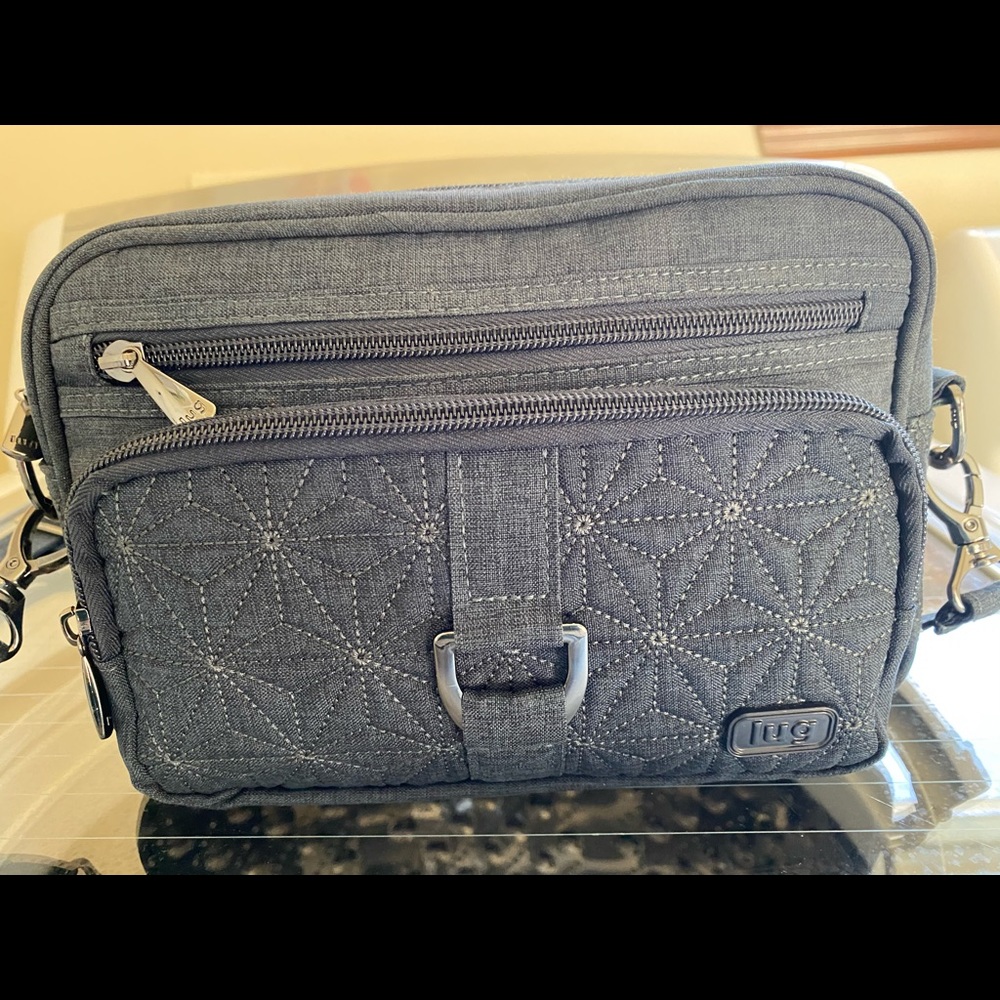 Lug Cross Body Bag Heather Navy
